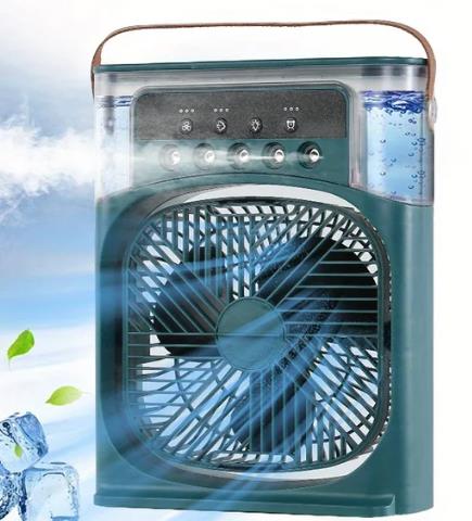 Ventilador de ar condicionado portátil para casa, pequeno refrigerador de ar, umidificador, ventilador de refrigeração para escritório, ajuste de ar portátil, 3 velocidades